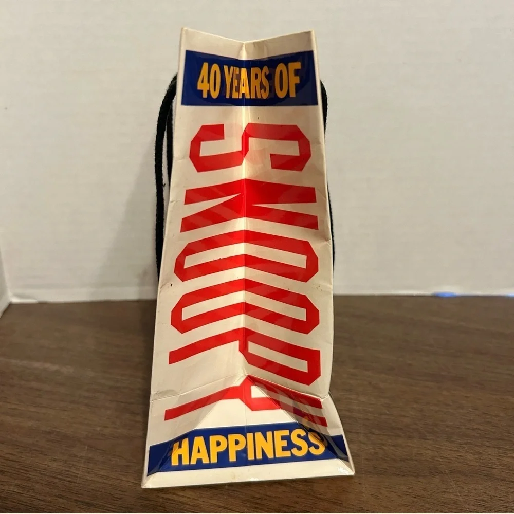 Vintage 1958 Peanuts Snoopy & Gang Applause Gift Bags 40 Years of Happiness